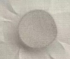 正常的摩擦色牢度測試樣品